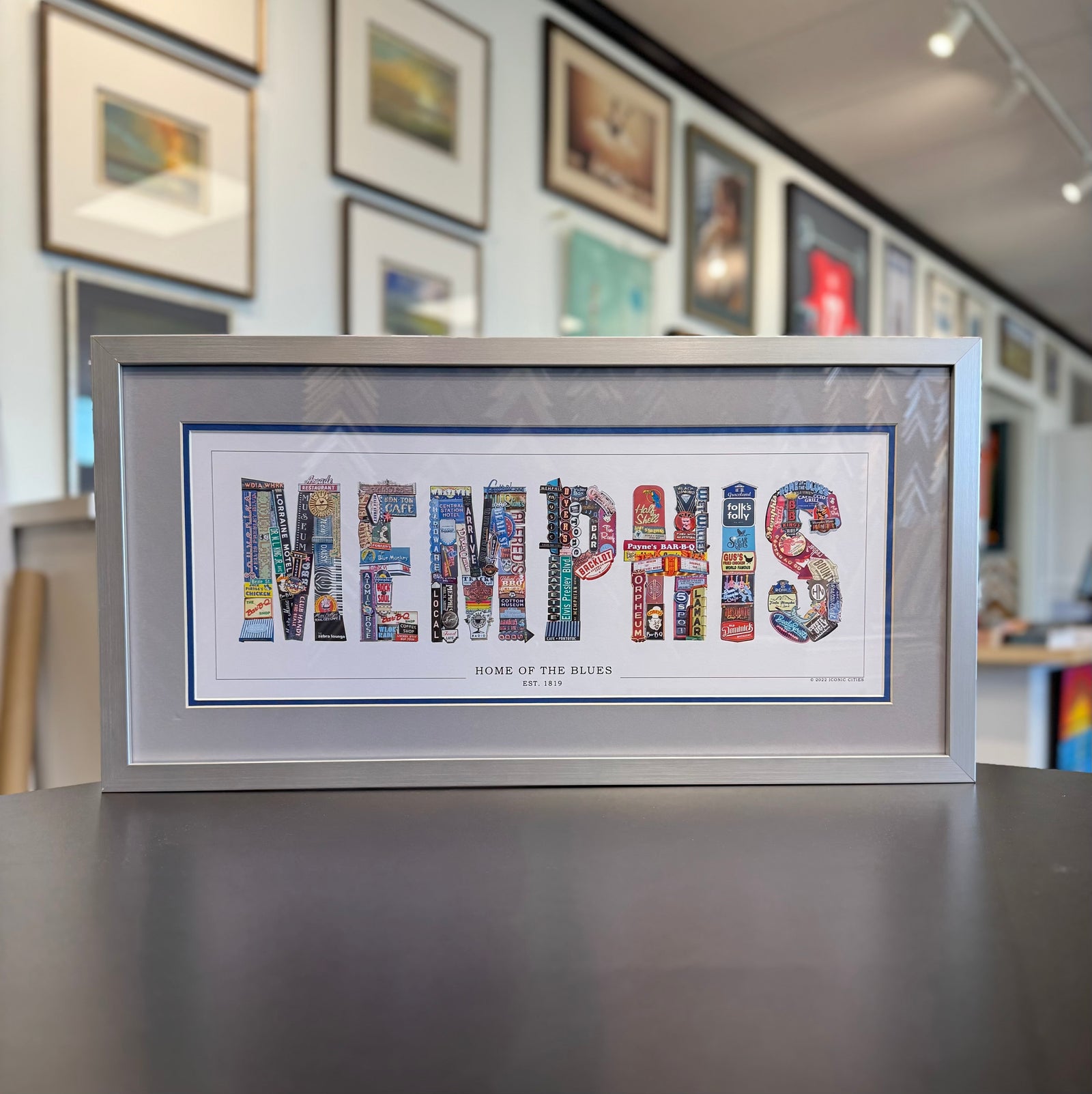 Memphis Letters - Home of the Blues - framecornermemphis