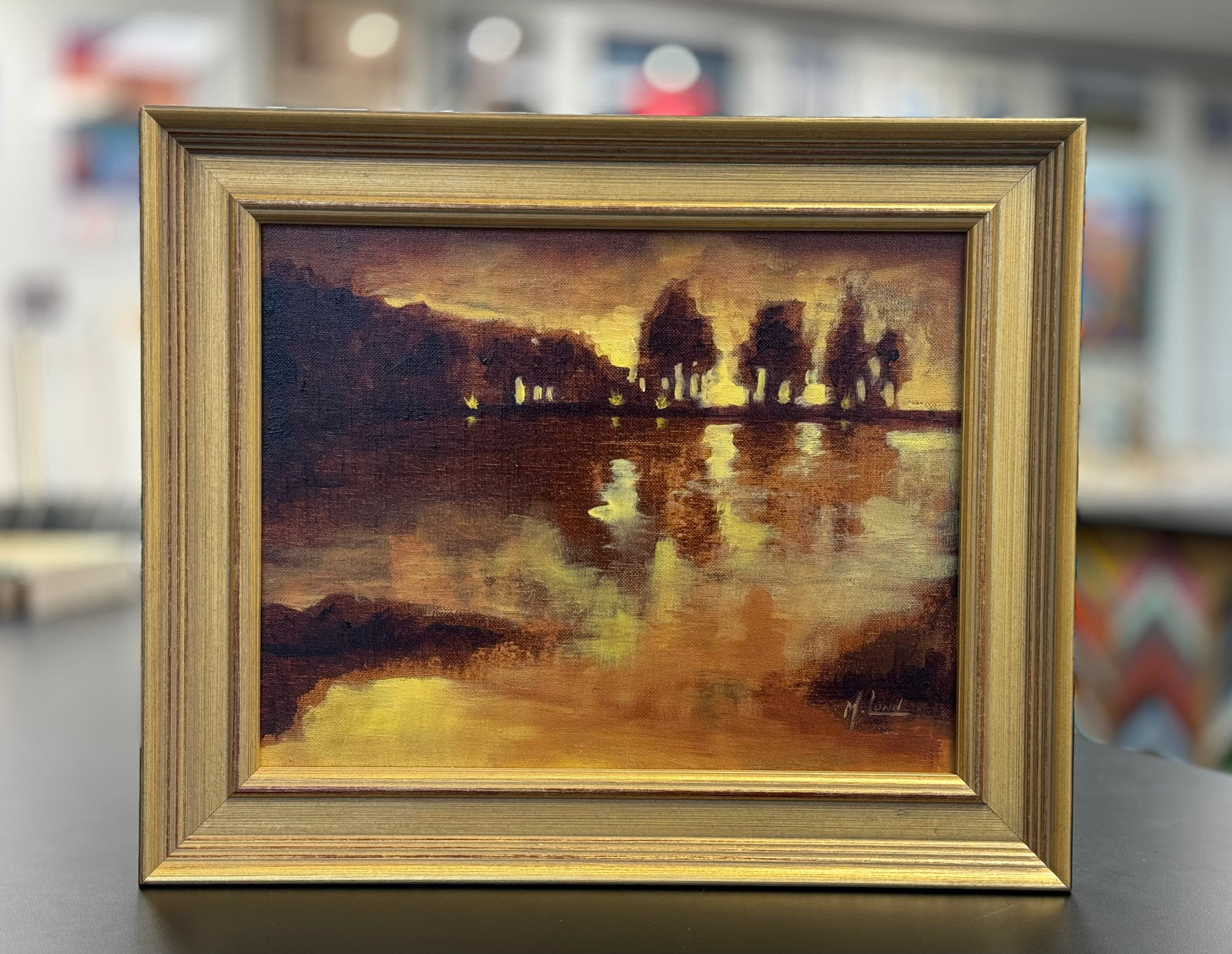 "Fire Dotted the Shoreline" - framecornermemphis