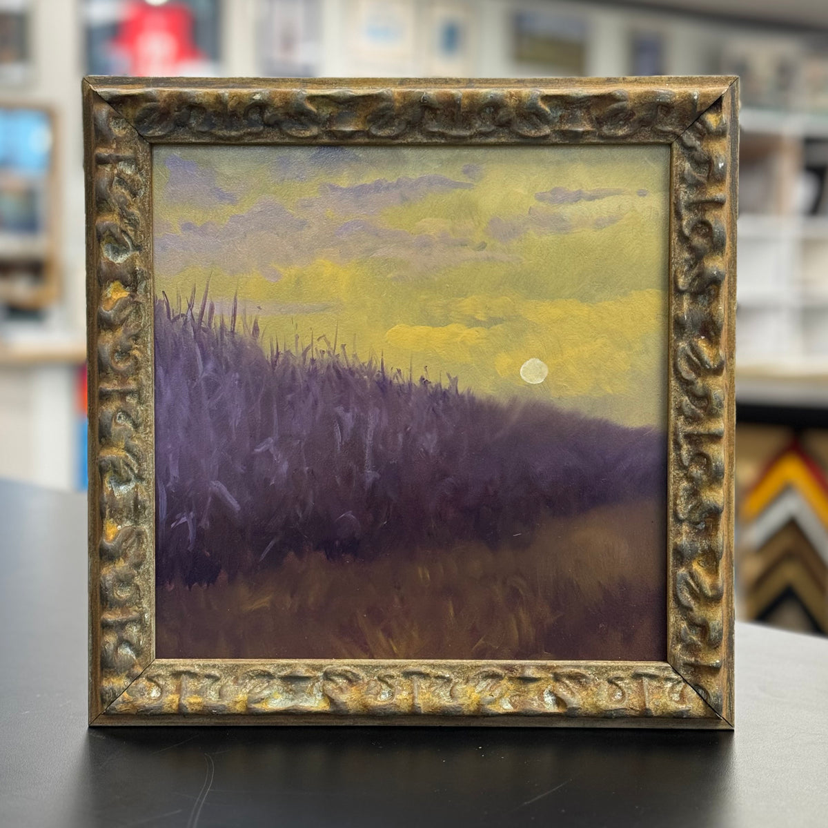 Purple and Gold Landscape