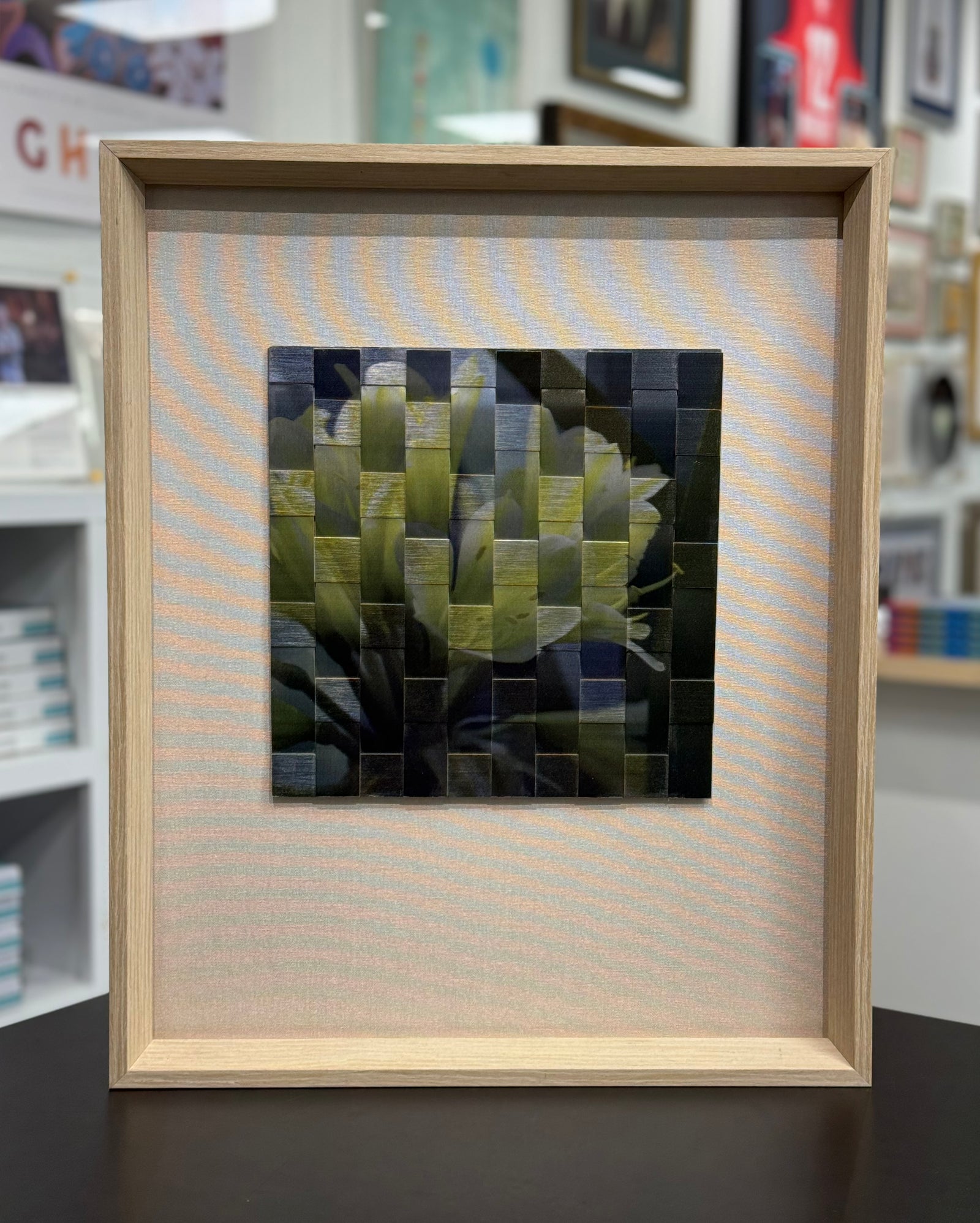 Metallic Photo of Flower - framecornermemphis