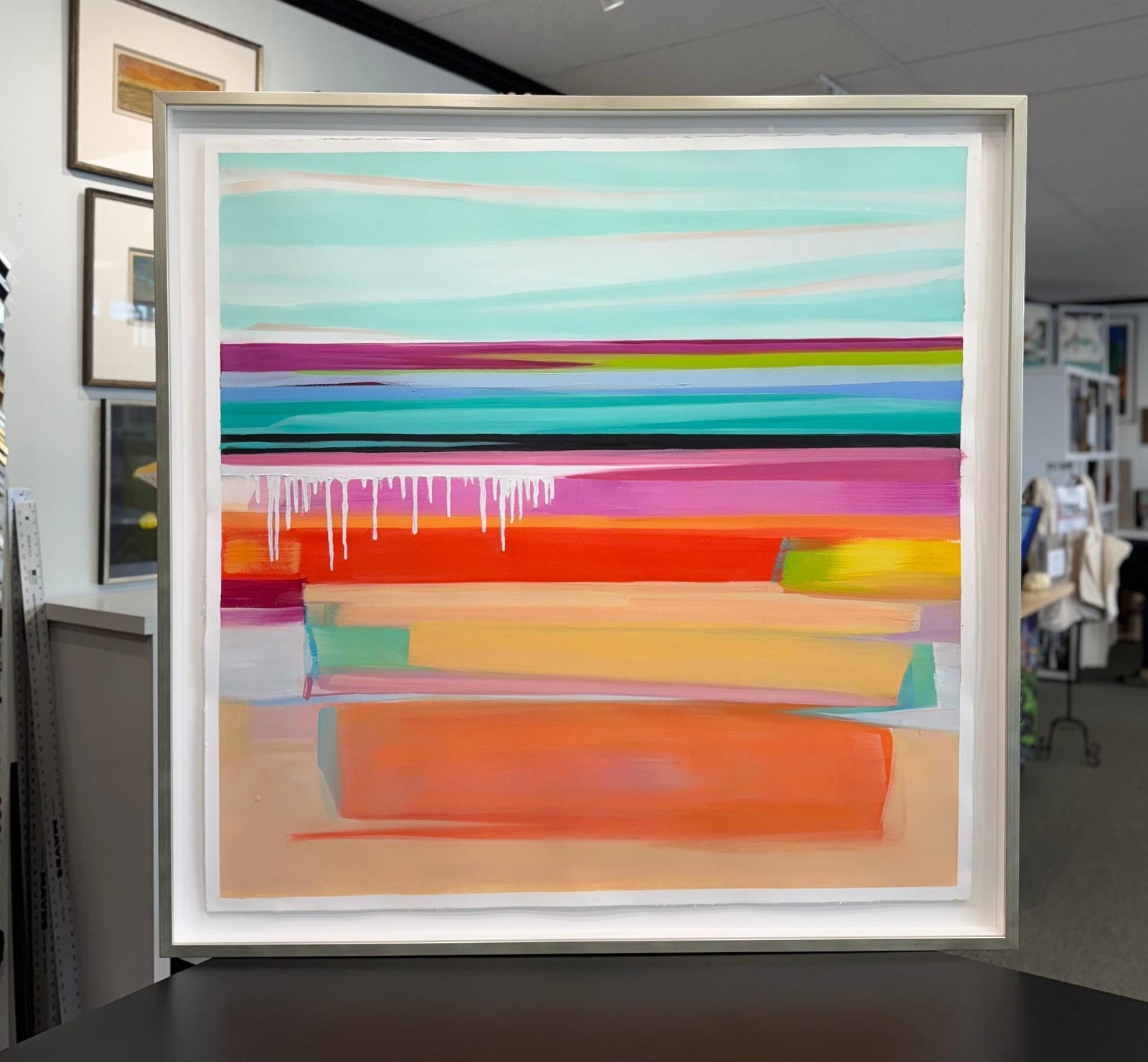 White Drips, Peach Bottom - framecornermemphis