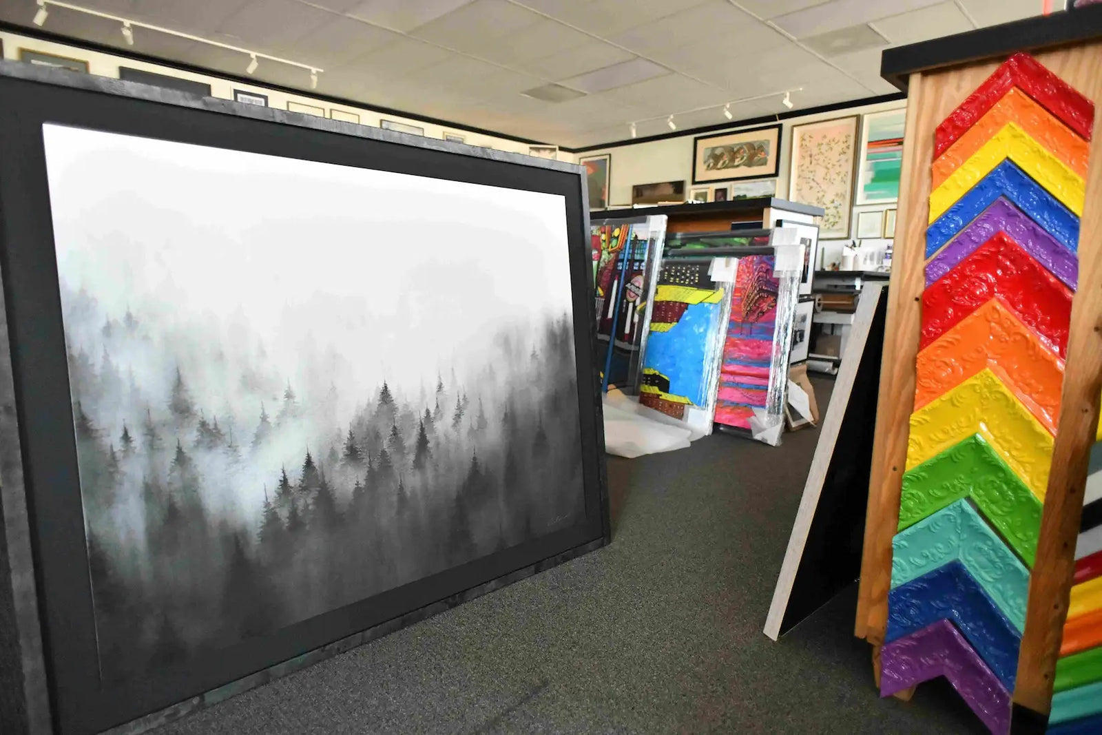Frame Corner custom framing service custom framed art display